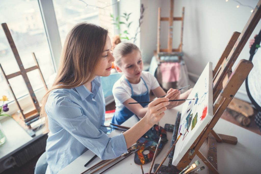 Painting people